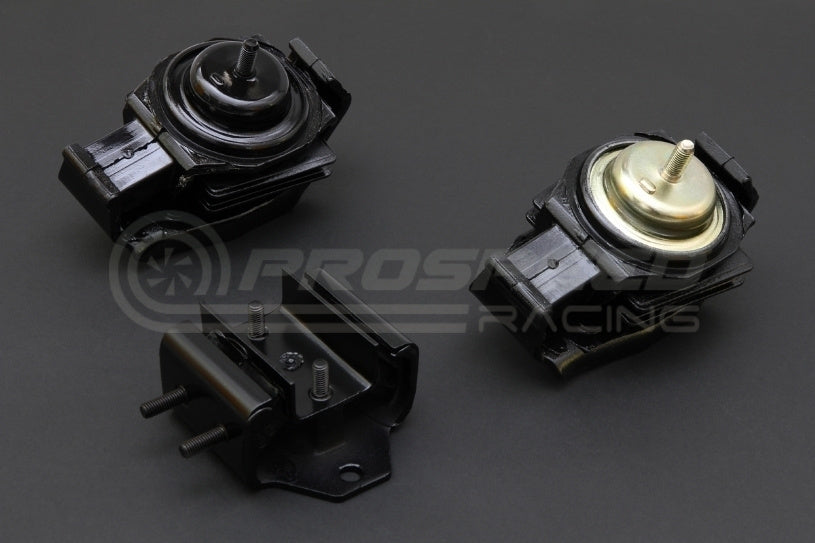 Hardrace Hardened Engine + Transmission Mount 3Pcs Set (Race) - Nissan 180SX, Silvia S13/200SX S14, 