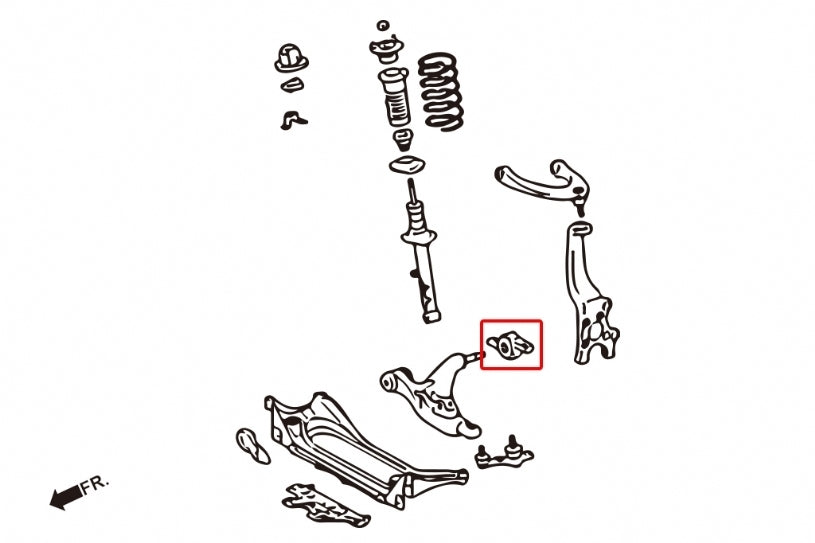 Hardrace Front Lower Control Arm Bush