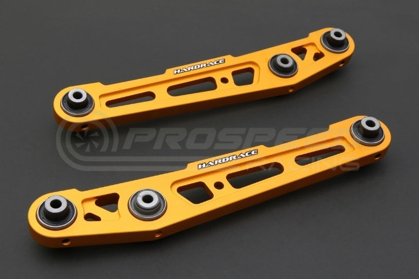 Hardrace Rear Lower Control Arm Gold w/Rubber Bush - Honda Civic EG,EH,EJ (40mm Shock Bush) 7113-G
