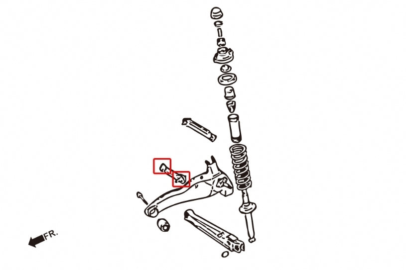 Hardrace Rear Toe Arm Bush