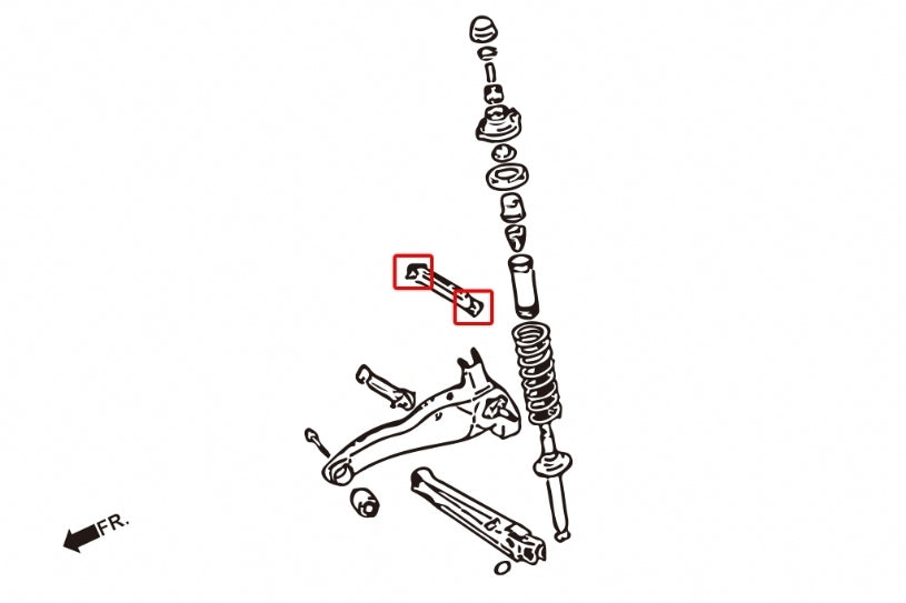 Hardrace Rear Upper Arm Bush
