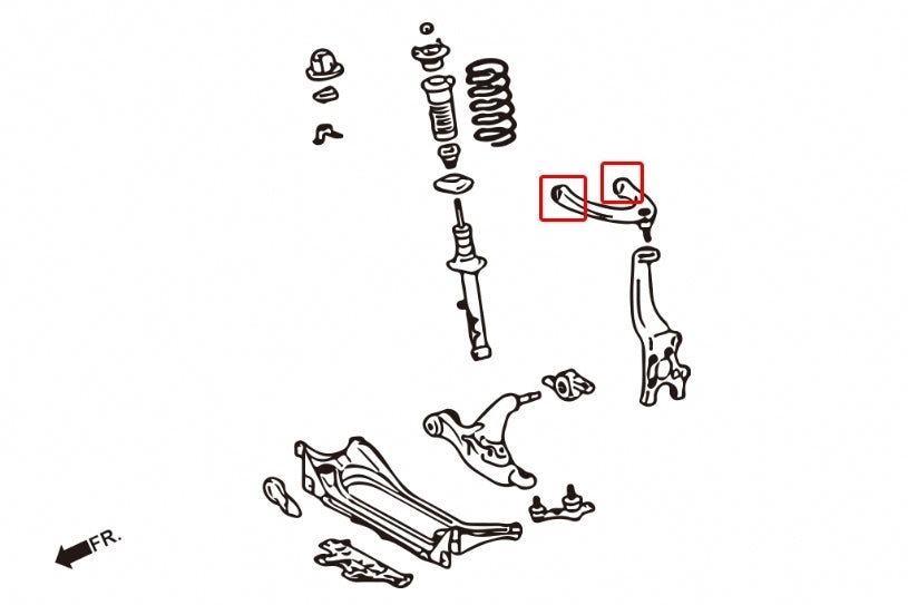 Hardrace Front Upper Arm Bush