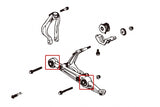 Hardrace Front Lower Arm Bush 4Pcs Rubber