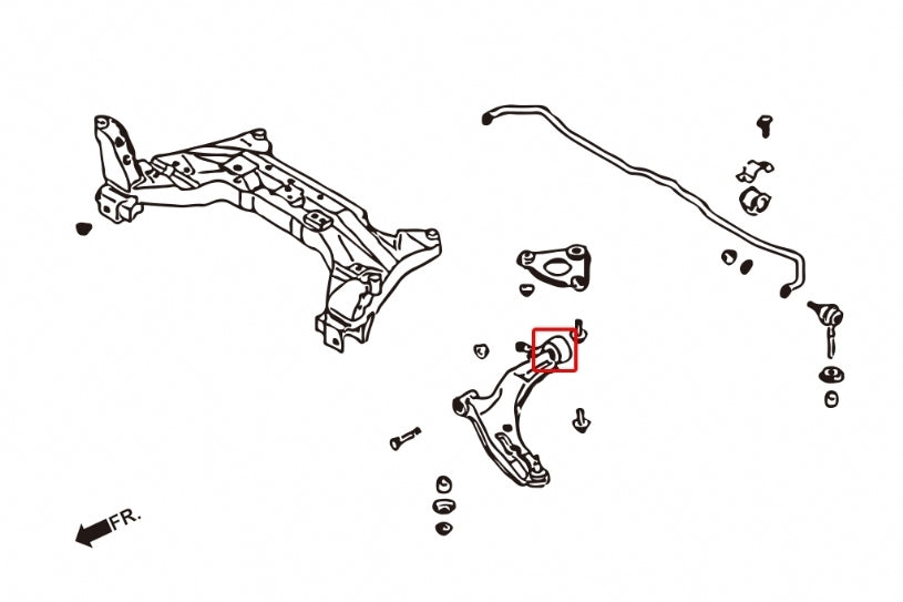 Hardrace Front Lower Arm Bush