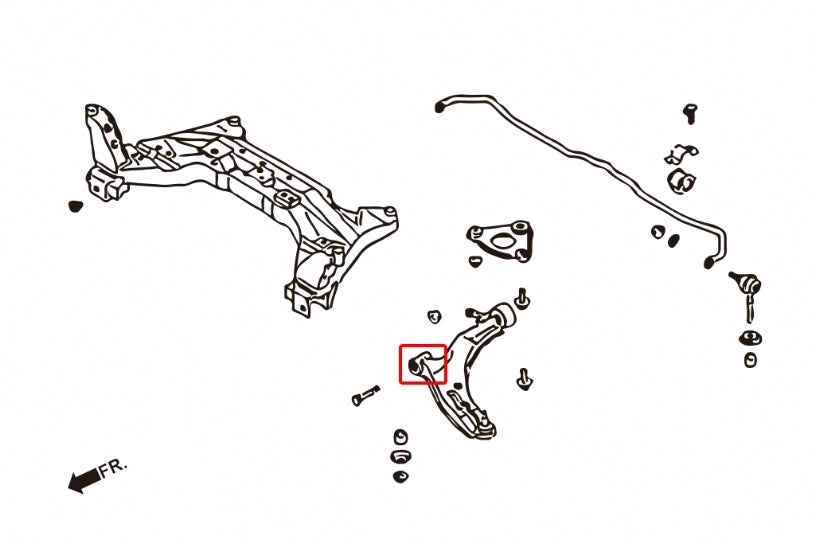 Hardrace Front Lower Arm Bush