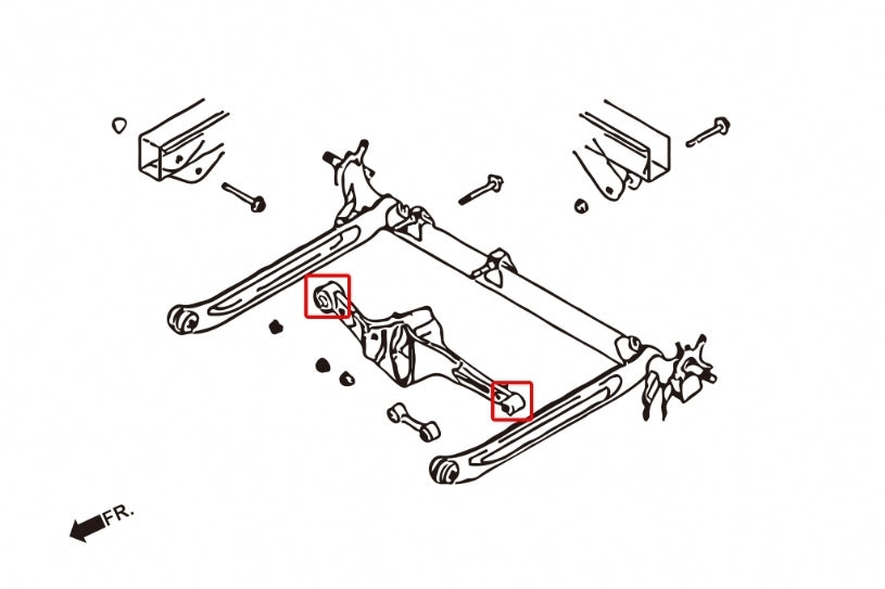 Hardrace Rear Lateral Link Bush