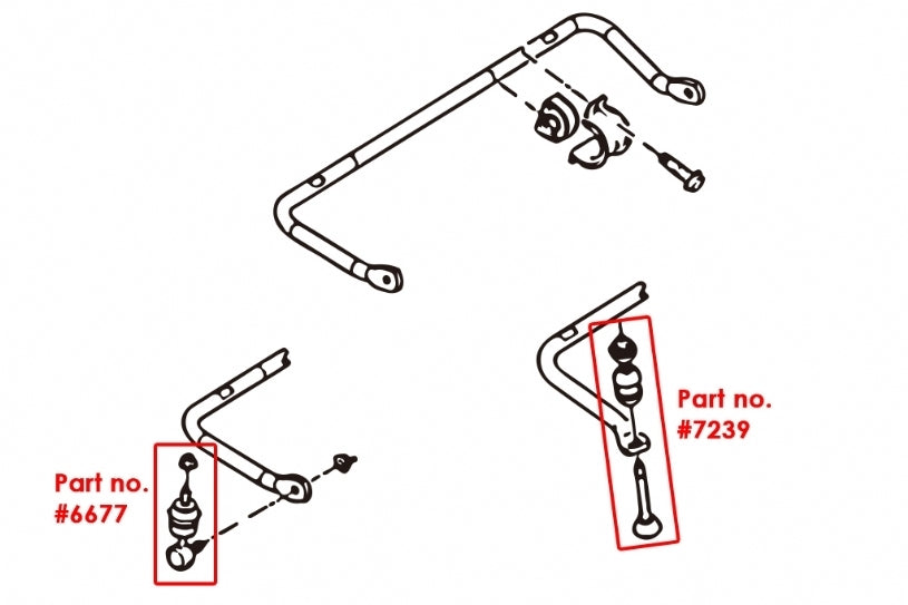 Hardrace Rear Reinforced Swaybar Bush