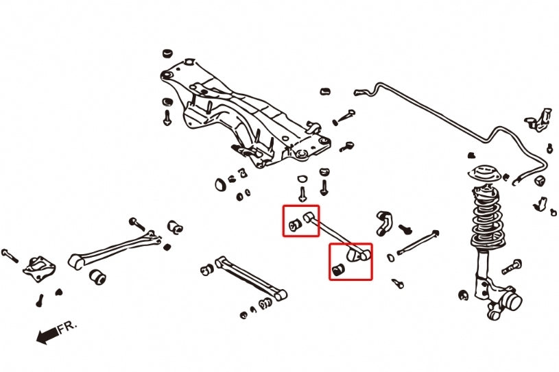 Hardrace Rear Rear Lateral Arm Bush