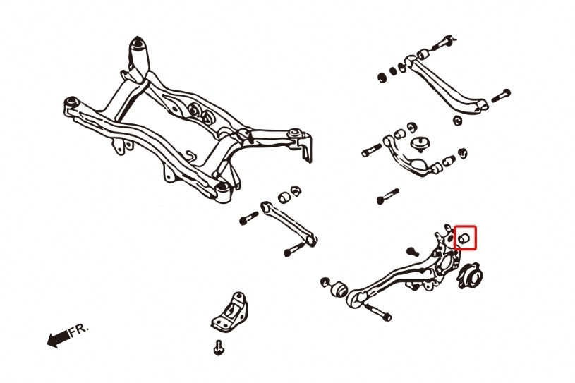 Hardrace Rear Knuckle Bush