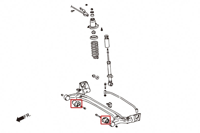 Hardrace Rear Frame Bush