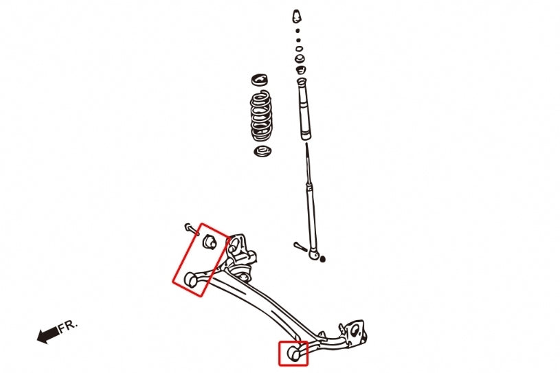 Hardrace Rear Frame Bush