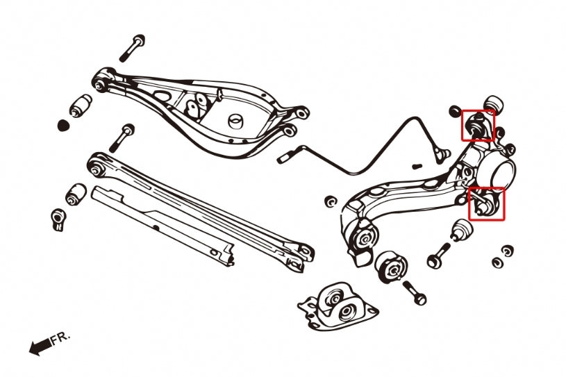 Hardrace Rear Knuckle Bush