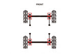 Hardrace Front/Rear Lower Arm Bush Rubber