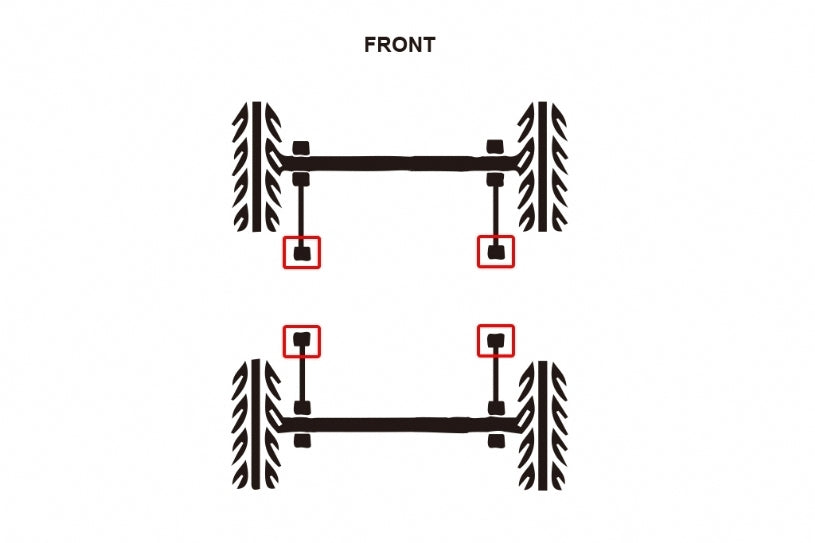 Hardrace Front/Rear Lower Arm Bush Rubber