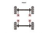 Hardrace Front/Rear Lower Arm Bush Rubber
