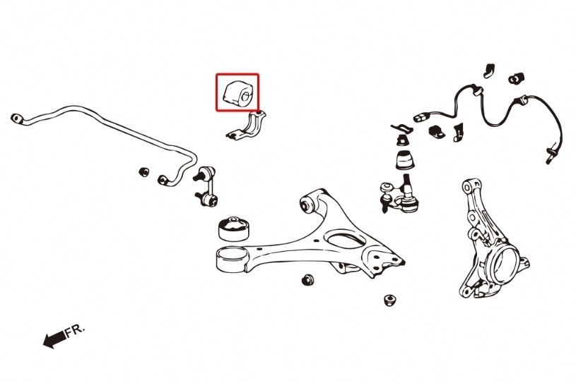 Hardrace 24mm Front Sway Bar Bush