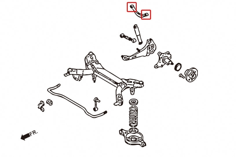 Hardrace Rear Upper Arm Bush