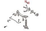 Hardrace Rear Upper Arm Bush