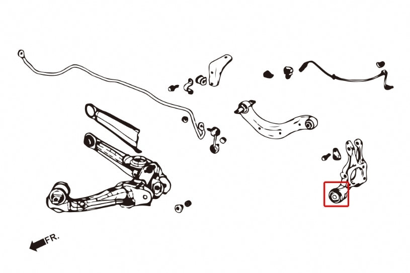 Hardrace Rear Knuckle Bush