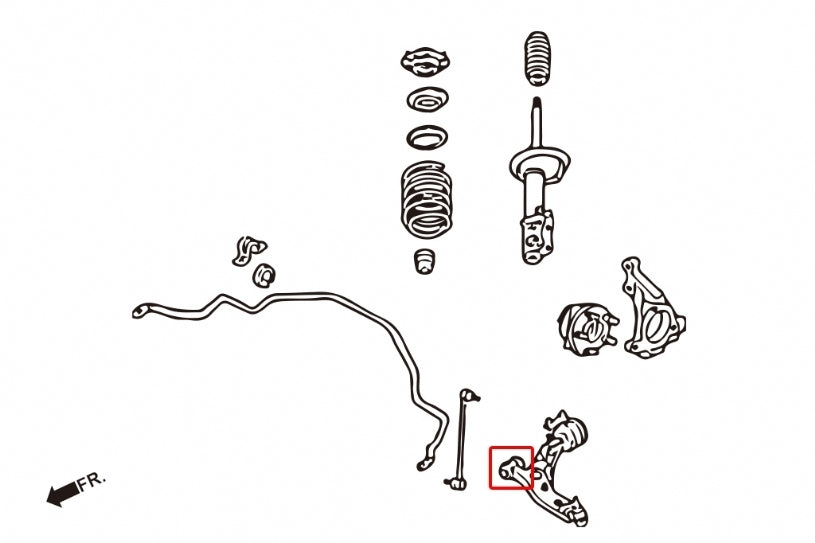 Hardrace Front Lower Arm Bush Small