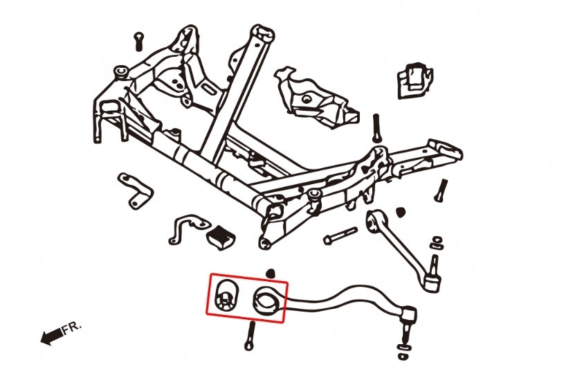Hardrace Front Control Arm Bush Rubber