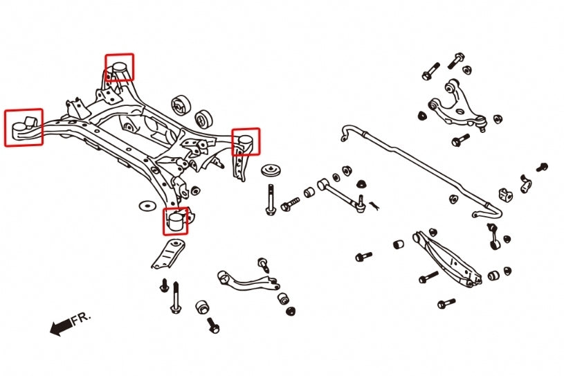 Hardrace Rear Subframe Bush