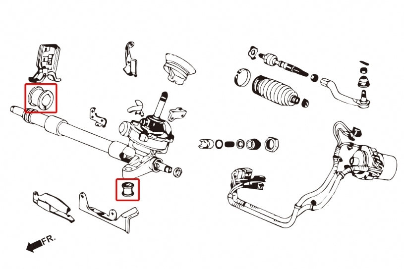 Hardrace TPV Reinforced Steering Bush