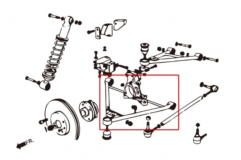 Hardrace Rear Lower Arm Rubber