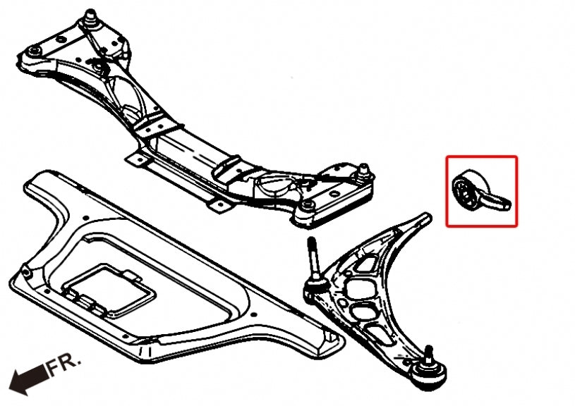 Hardrace Front Lower Arm Rear Bush