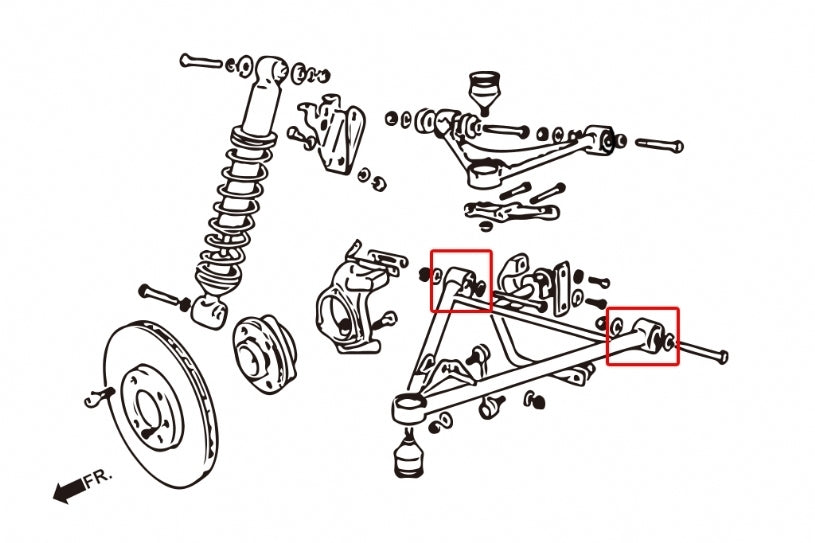 Hardrace Front Lower Arm Bush Rubber
