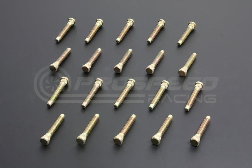 Hardrace Extended Wheel Studs M12x1.5 20Pcs - Mitsubishi Evo 7-9 CT9A 7620 | Pro Speed Racing