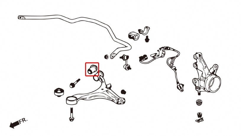 Hardrace Front Lower Arm Bush Small