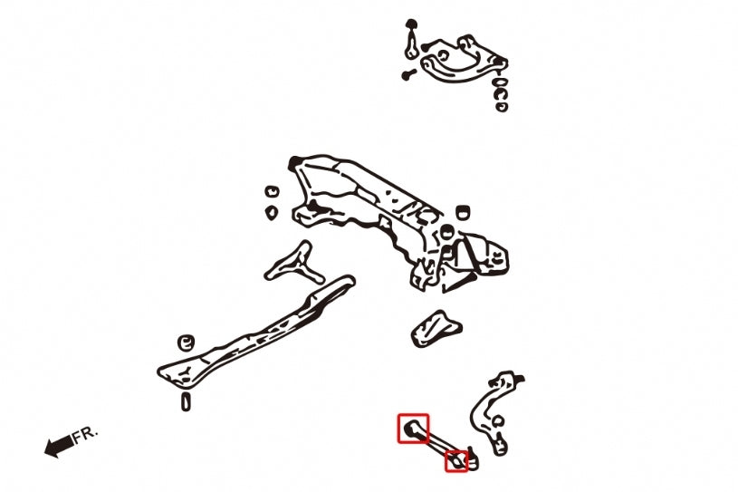 Hardrace Front Lower Arm Bush 4Pcs