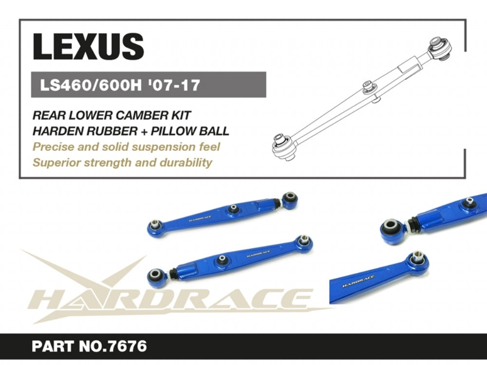 Hardrace Rear Lower Camber Kit w/Pillow Ball + Rubber