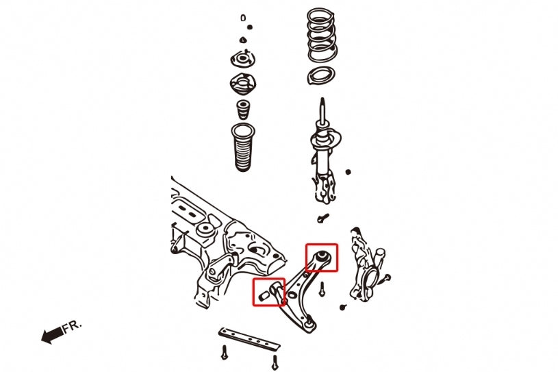 Hardrace Front Lower Arm Bush