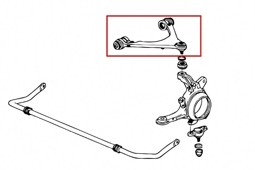 Hardrace Front Upper Arm Camber Kit Rubber