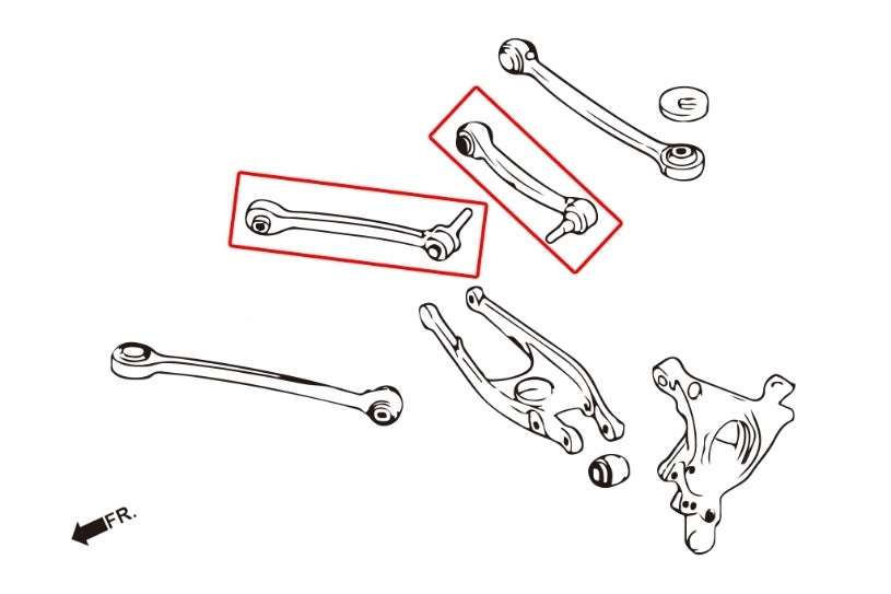 Hardrace Adj Camber/Toe/Caster Arm