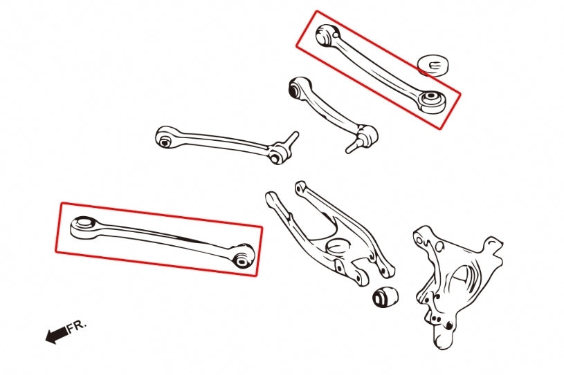 Hardrace Rear Front Lower Arm