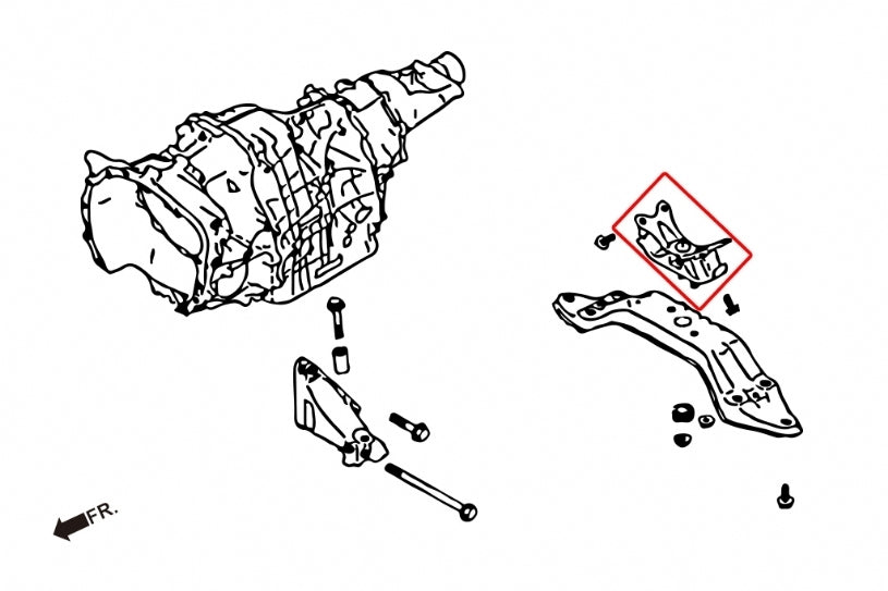 Hardrace Rear Transmission Mount