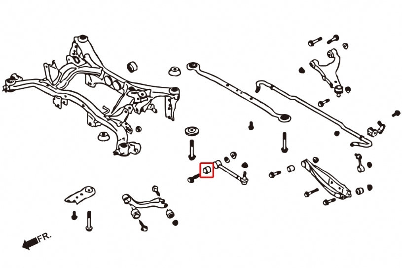 Hardrace Rear Toe Arm Bush