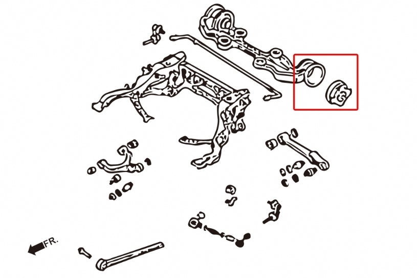Hardrace Rear Diff Mount Bush