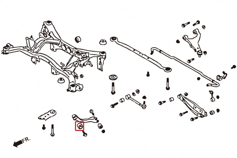 Hardrace Rear Trailing Arm Bush