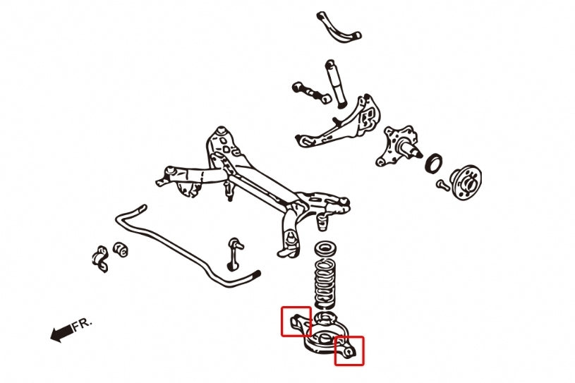 Hardrace Rear Lower Arm Bush