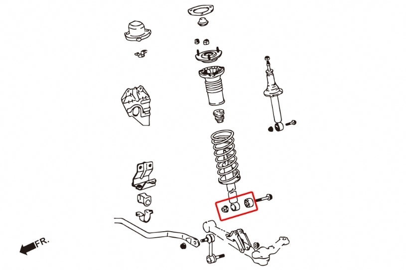 Hardrace Front Shock Bush