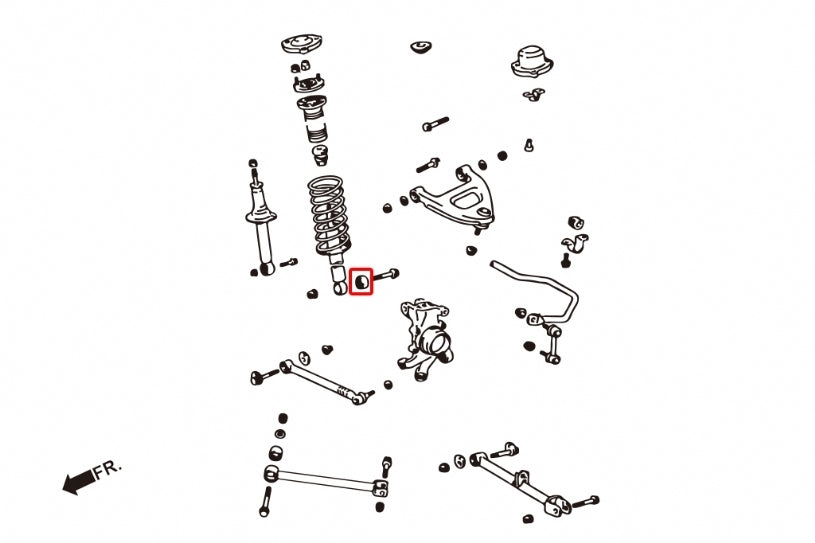 Hardrace Rear Shock Bush