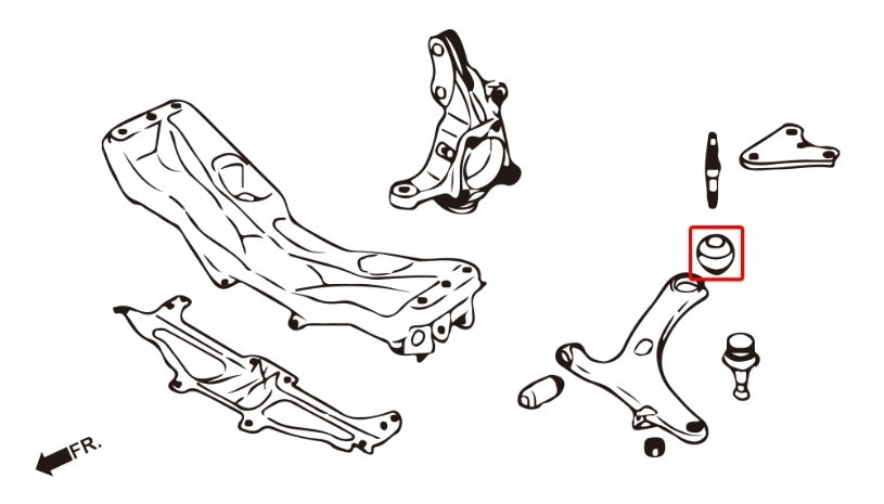 Hardrace Front Lower Arm Bush