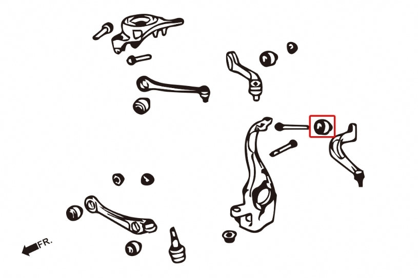 Hardrace Front Lower Arm Rear Bush
