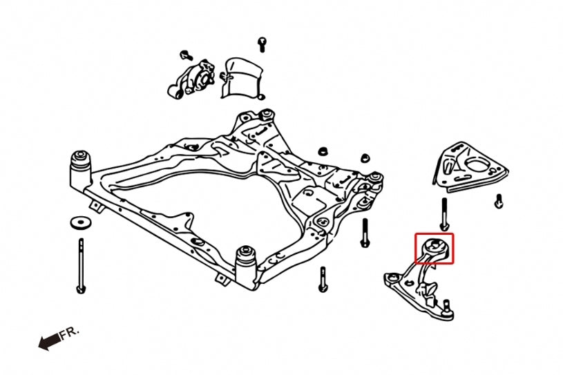 Hardrace Front Lower Arm Bush Rear