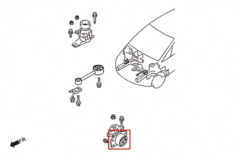 Hardrace Reinforced Engine Mount
