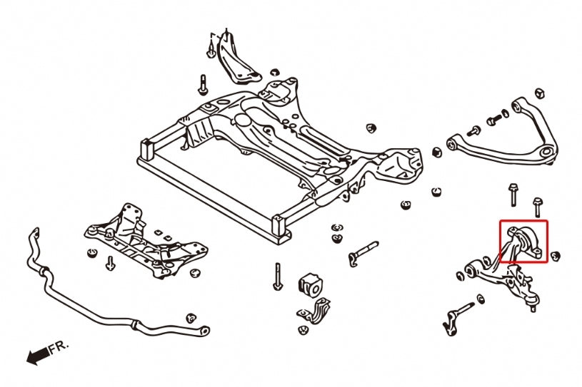 Hardrace Front Lower Arm Compliance Bush